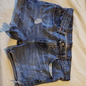 Levi's Blue Jean Shorts for Women